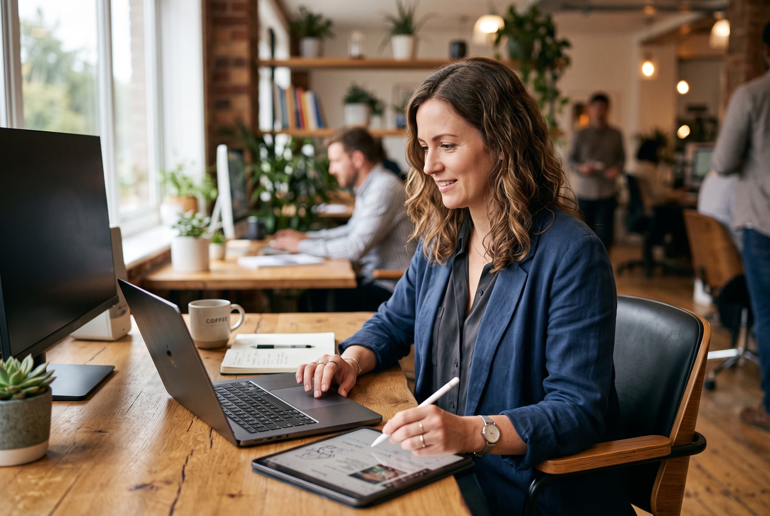 Agencyteam zet websitepagina’s van vakbedrijven om in reels, captions en maandelijkse contentkalender