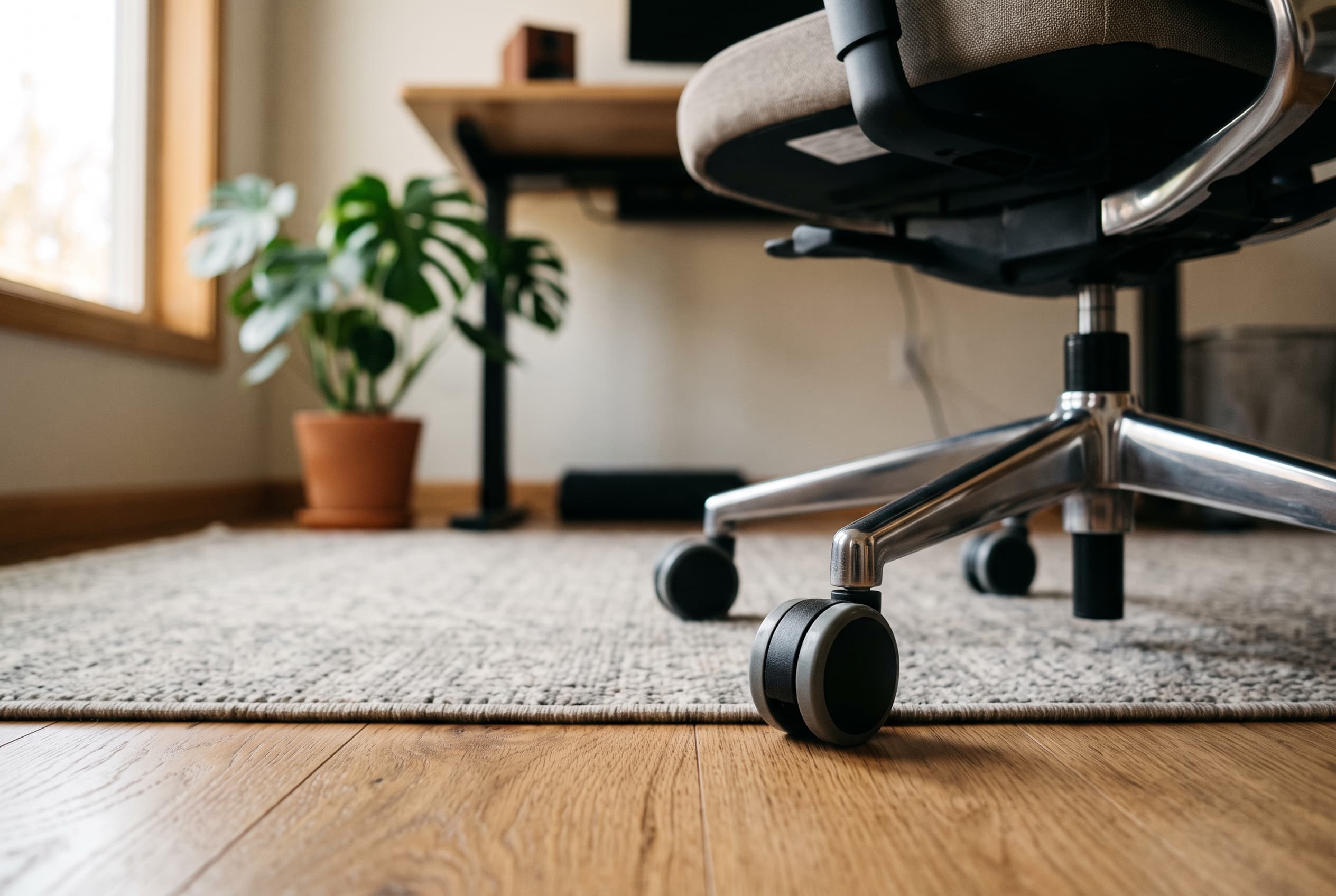 Desk Chair Wheels Guide: Types, Floors, and Fixes